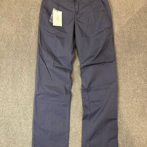 Vilebrequin Pants Mens L 34x33 Marine Blue Straight Casual Dress Trouser NEW